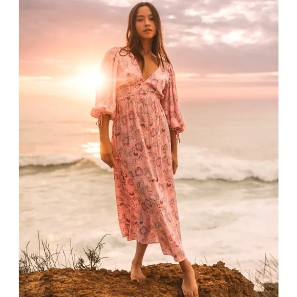 billabong boho dress Billabong Tropic Breeze Maxi Dress